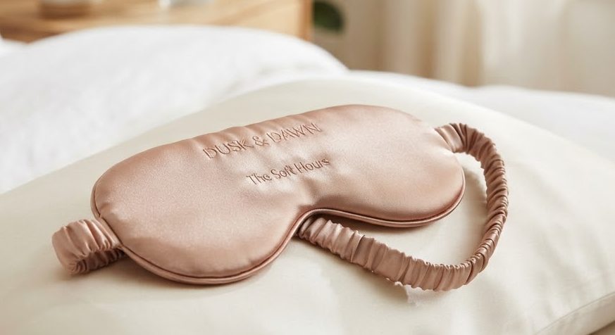 Silk Sleep Mask — detail view